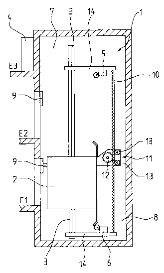 A single figure which represents the drawing illustrating the invention.